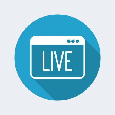 Canlı düğme simgesi 