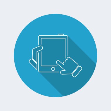 Tablet basit simgesi