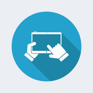 Tablet basit simgesi