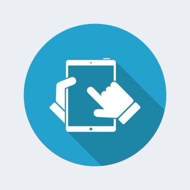 Tablet basit simgesi