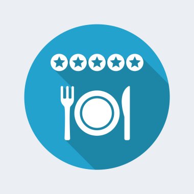 Restoran değerlendirme simgesi