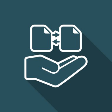 Dosya aktarımı illüstrasyon