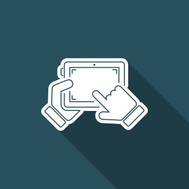 Tablet basit simgesi