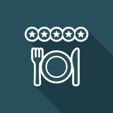 Restoran değerlendirme simgesi