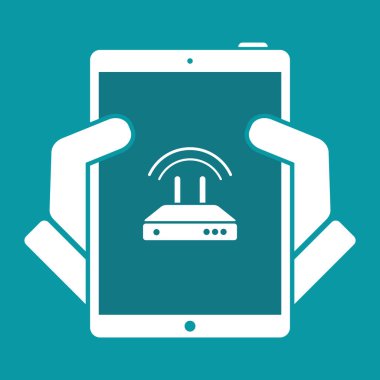 Modem - en az düz simgesi