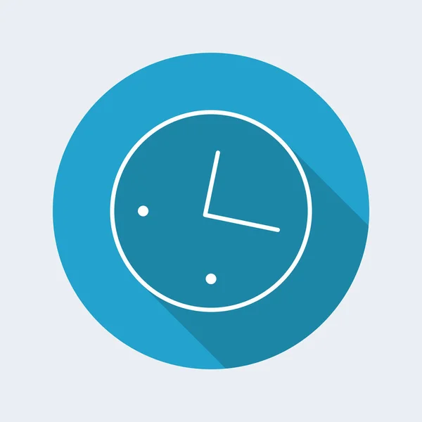 Uhr Web-Symbol — Stockvektor