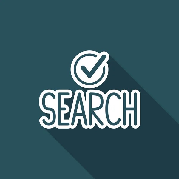 Digital search icon — Stock Vector