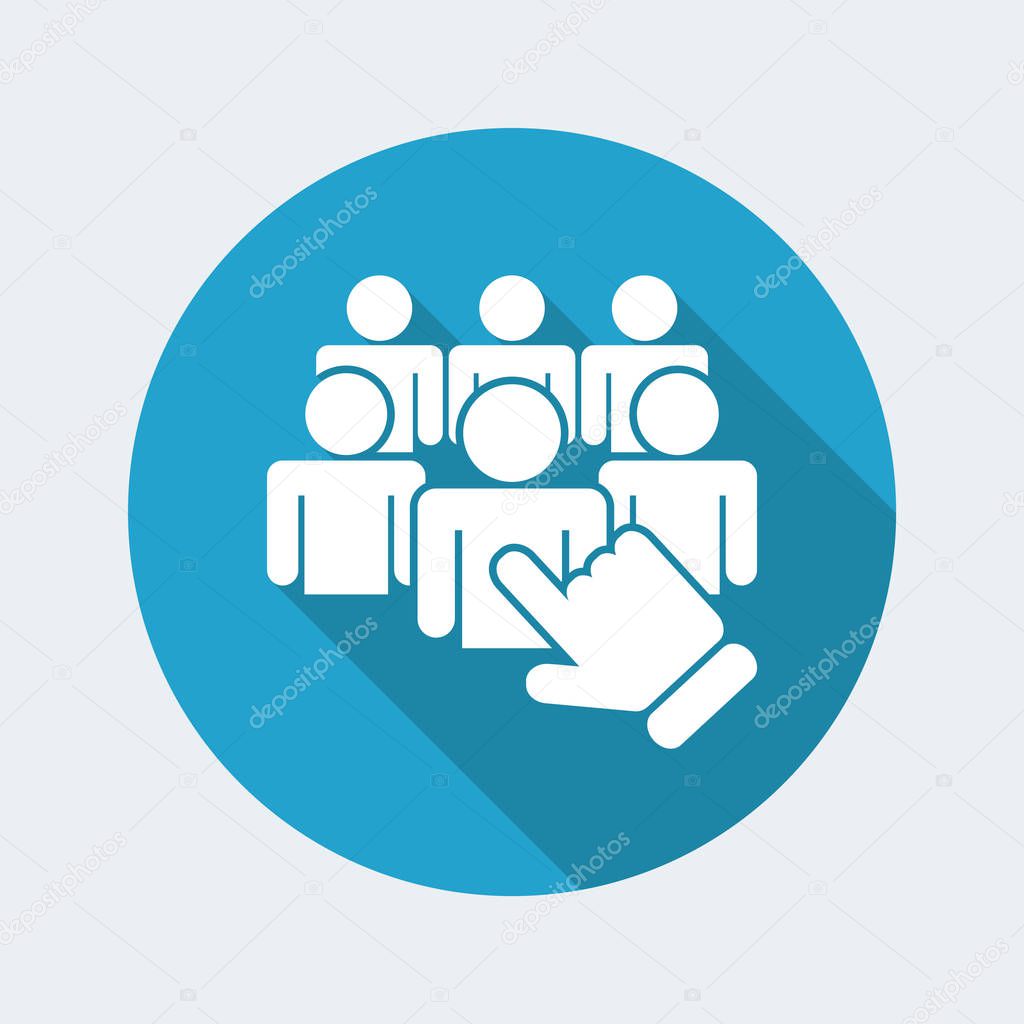 Recruitment web icon