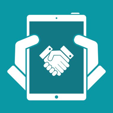 El sıkışma web tek simge