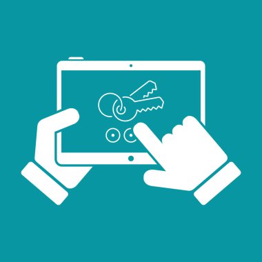 Anahtar kelime web simgesi 