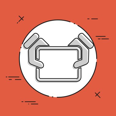 Tek tepsi kutsal kişilerin resmi