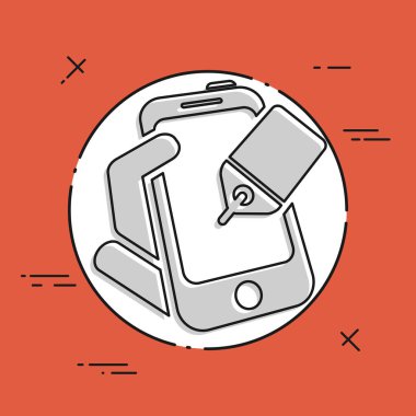 telefon etiketi simgesi