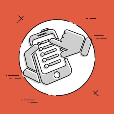 Smartphone basit simgesi