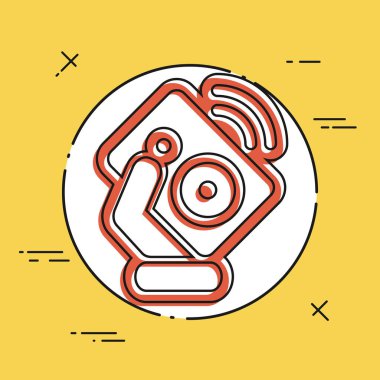 düz hoparlör simgesi