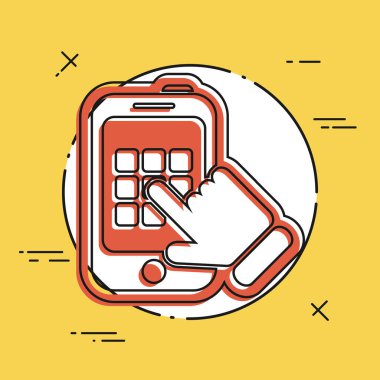 Smartphone basit simgesi