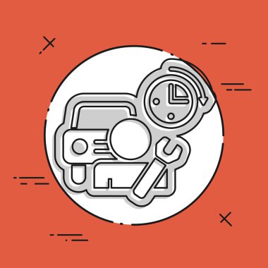 araba tamir servisi simgesi