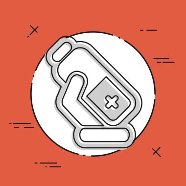 Pil simgesi illüstrasyon