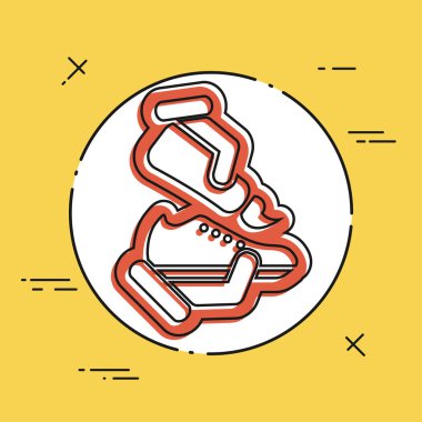 Ayakkabı temizleme simgesini