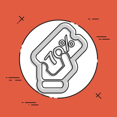 indirim etiketi simgesi