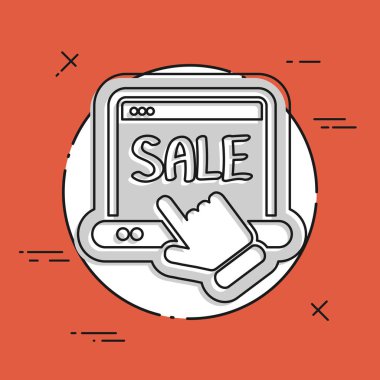 indirim etiketi simgesi