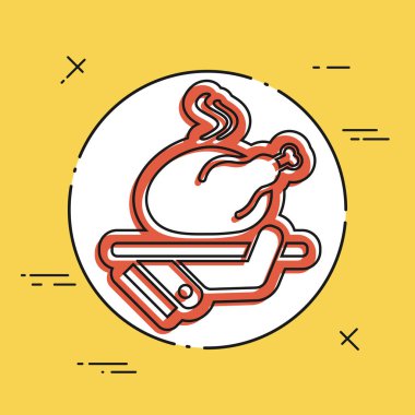 Tavuk yemeği simgesi 