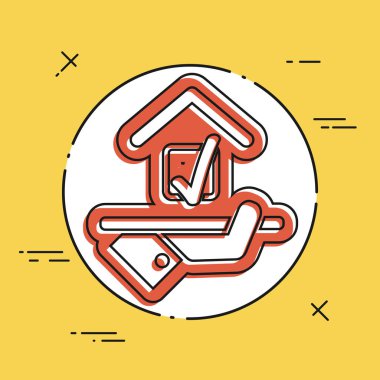 Otel ikonu. Tercih seçenekleri.