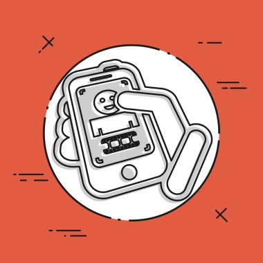 Smartphone basit simgesi