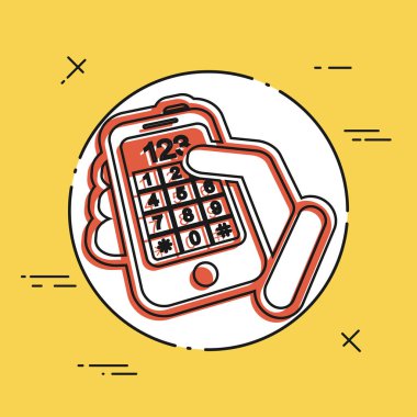 Smartphone basit simgesi