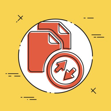 dosya paylaşım simgesi