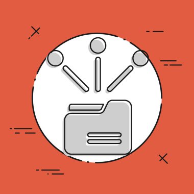 korumalı klasör simgesi