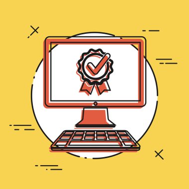 En iyi uygulama düz simgesi