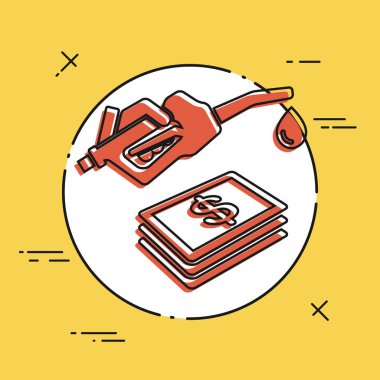 Yakıt gideri simgesi