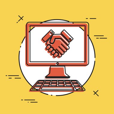 Memnuniyeti için web service simgesini