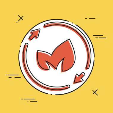  yenilenebilir kavramı simgesi