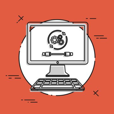 Kablo bağlantı ayarları simgesi