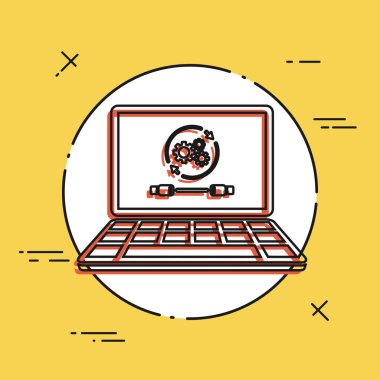 Kablo bağlantı ayarları simgesi