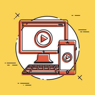 Çoklu cihazlar video streaming