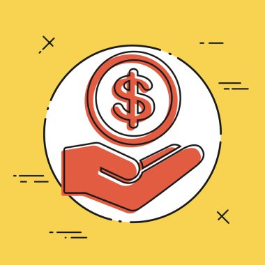 Banka hizmetleri simgesi