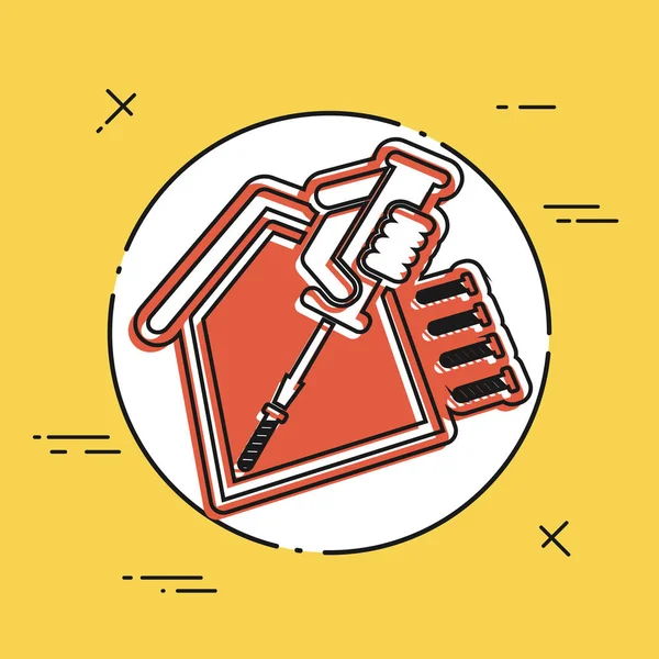 House repair services icon — Stock Vector