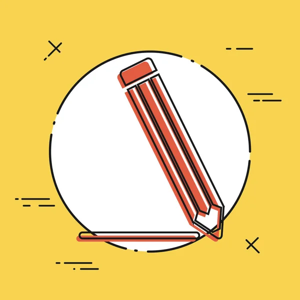 Nowoczesne ikonę ołówka — Wektor stockowy