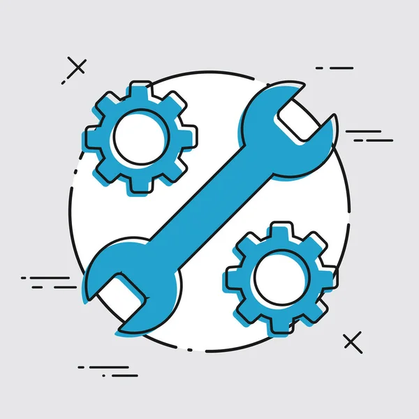 Ícone de configurações do dispositivo —  Vetores de Stock