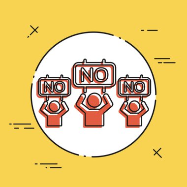 Popüler tezahürü tabelalar simgesiyle