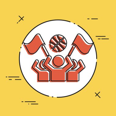 Spor destekçileri - simge