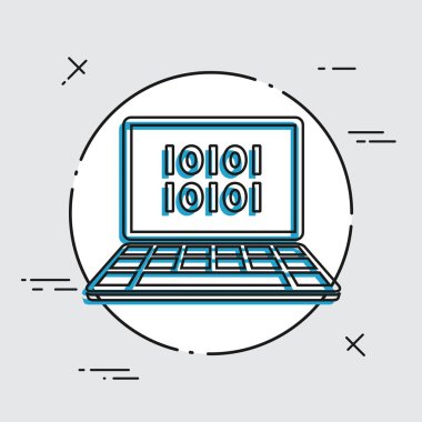 İkili kod - web simgesi