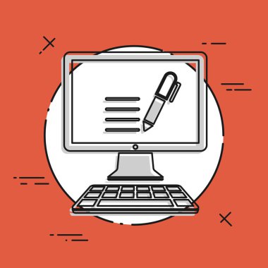 Yazma uygulama web simgesi