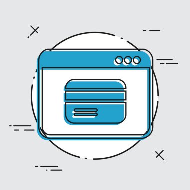 Online Bankacılık hizmetleri web simgesi