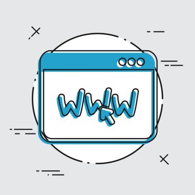 Stilize www bağlantı simgesi