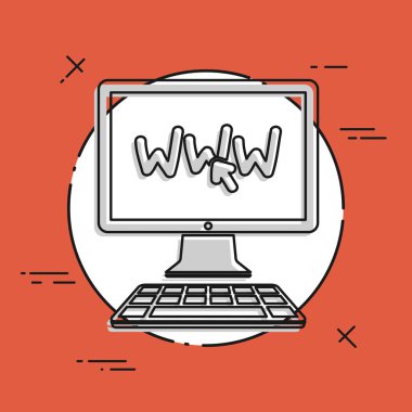 Stilize www bağlantı simgesi