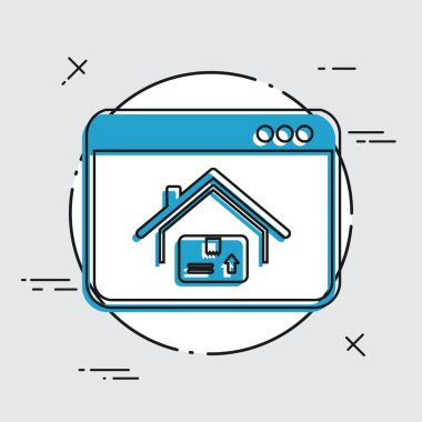 Kurye veya posta simgesi