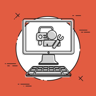 Yardım araba uygulama veya Web sitesi 